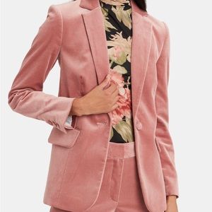 Frame Classic Velvet Single Breasted Blazer
